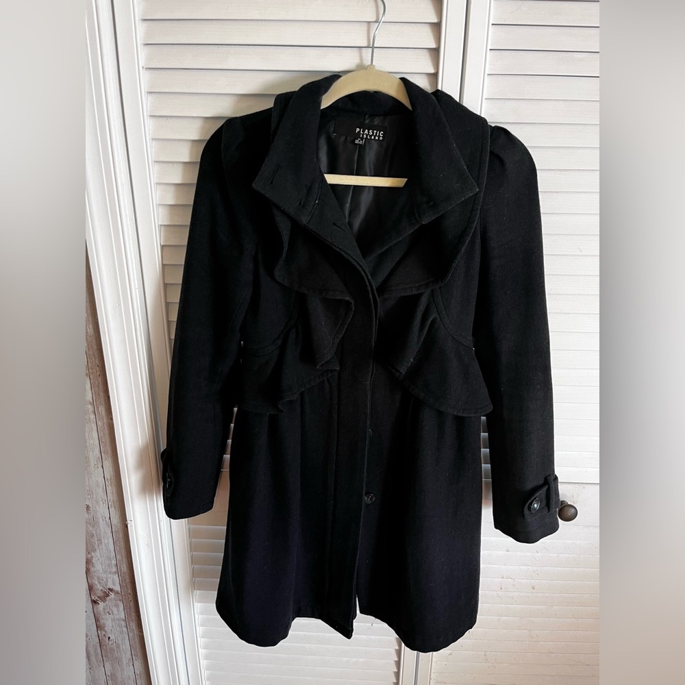 Plastic Island Charcoal Coat